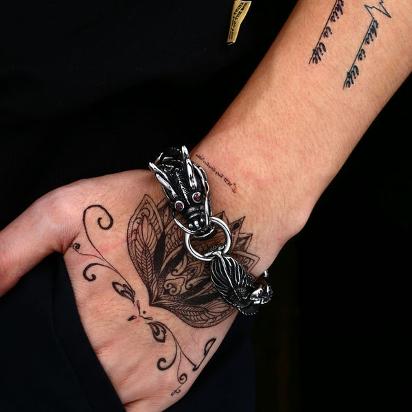 Cool Punk Vintage Dragon Bracelet