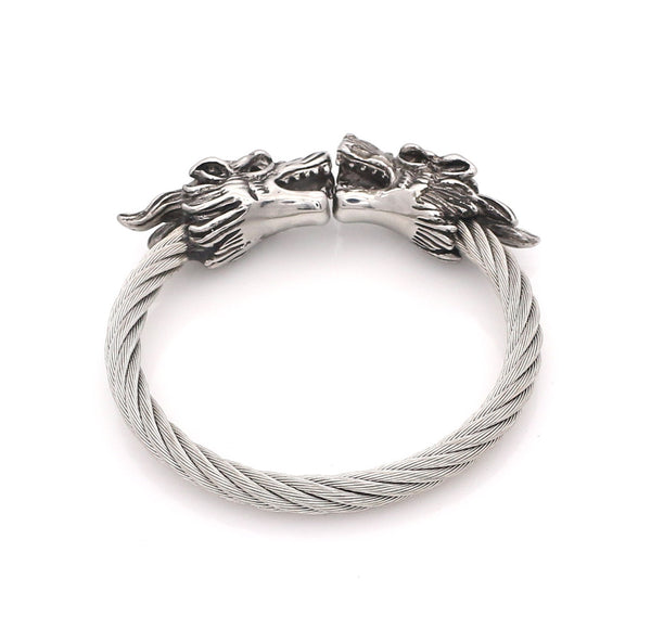 Twisted Cable Bangle Dragon Bracelets