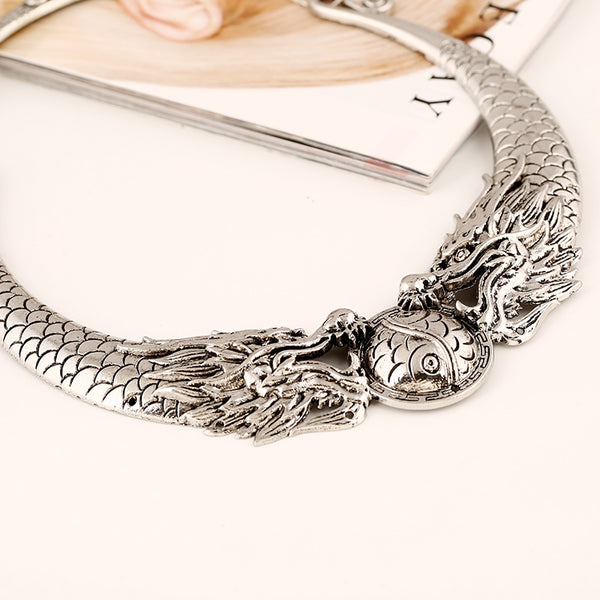 Fashion Ethnic Vintage Dragon Choker
