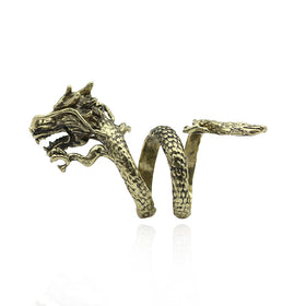 Bronze Punk Dragon Ring