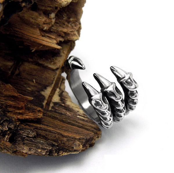 Punk Rock Dragon Claw Ring