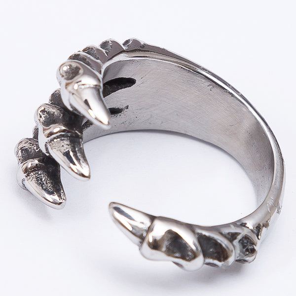 Punk Rock Dragon Claw Ring