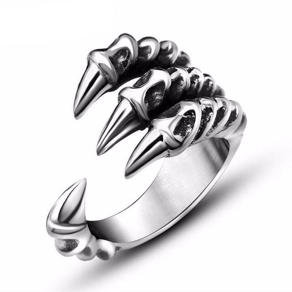 Punk Rock Dragon Claw Ring