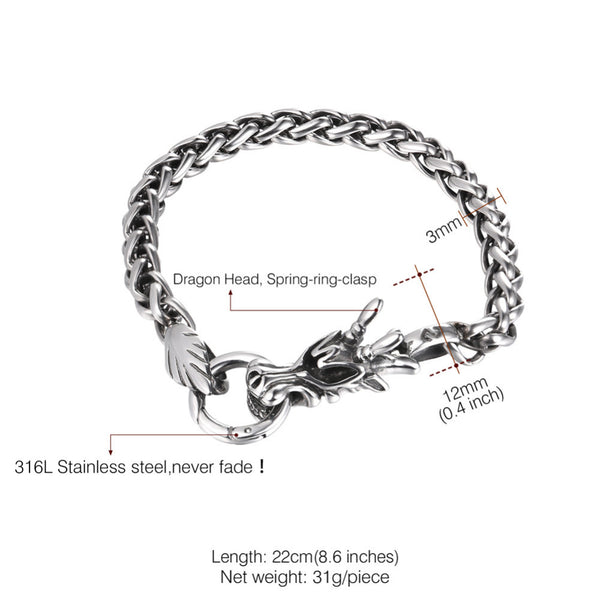 Punk Hip Hop Dragon Chain