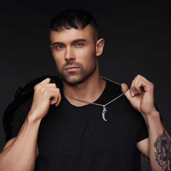 Dragon Teeth Charm Necklace