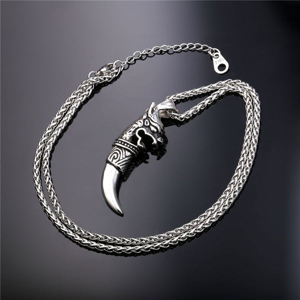 Dragon Teeth Charm Necklace