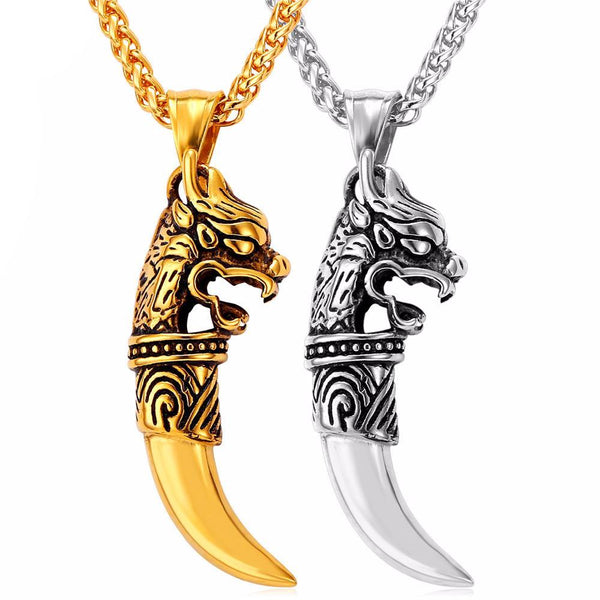 Dragon Teeth Charm Necklace